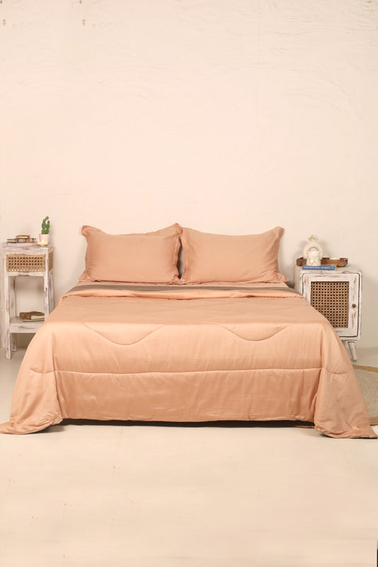 Urban living 4pcs comforter set | Apricot